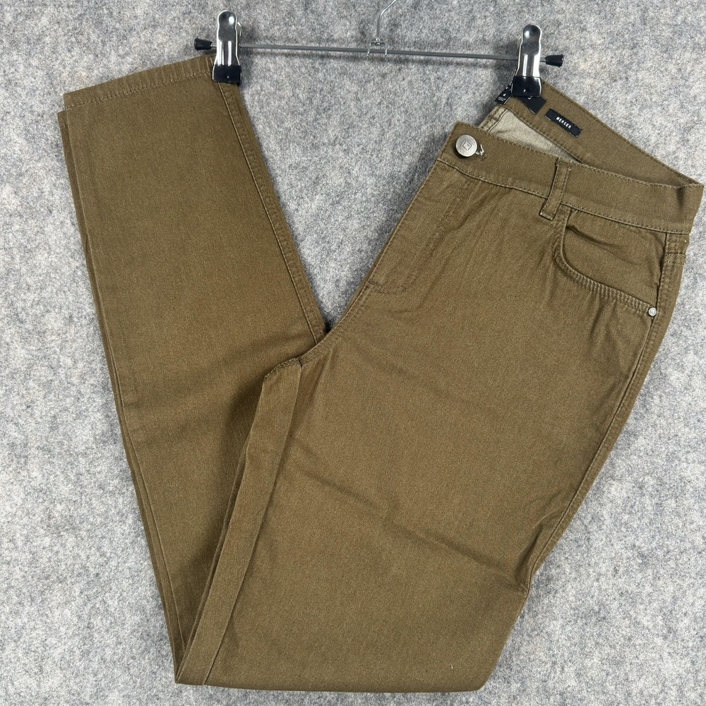 Lafayette 148 New York Mercer Pants Womens 4 Brown Stretch Skinny 5 Pocket